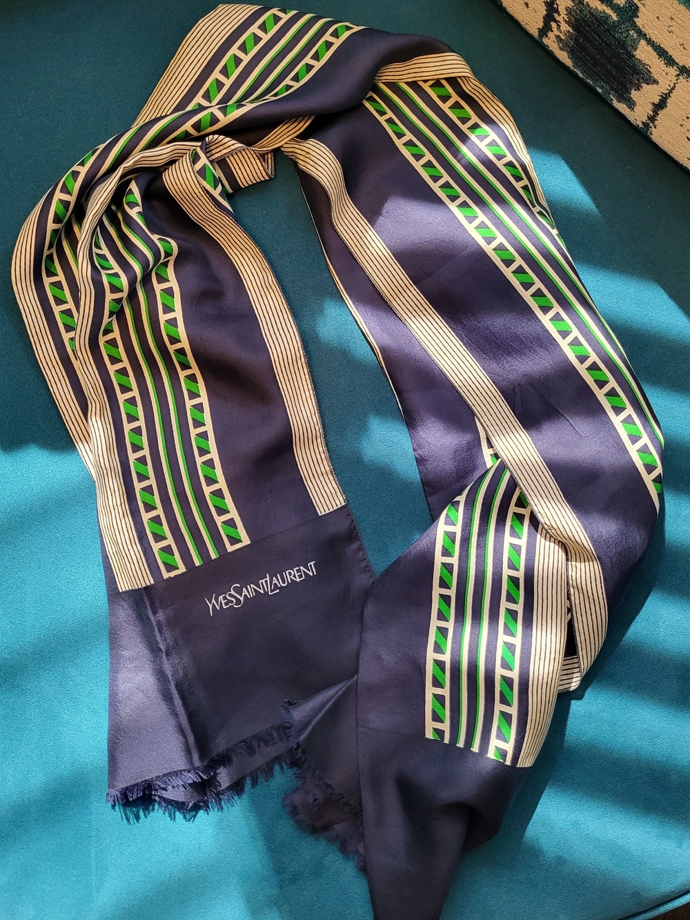 Yves Saint Laurent Silk Scarf